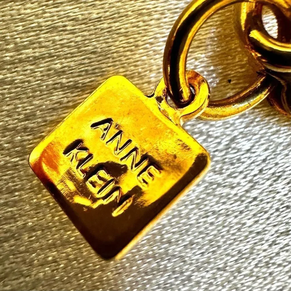 Anne Klein gold tone chain link bracelet - Picture 4 of 9